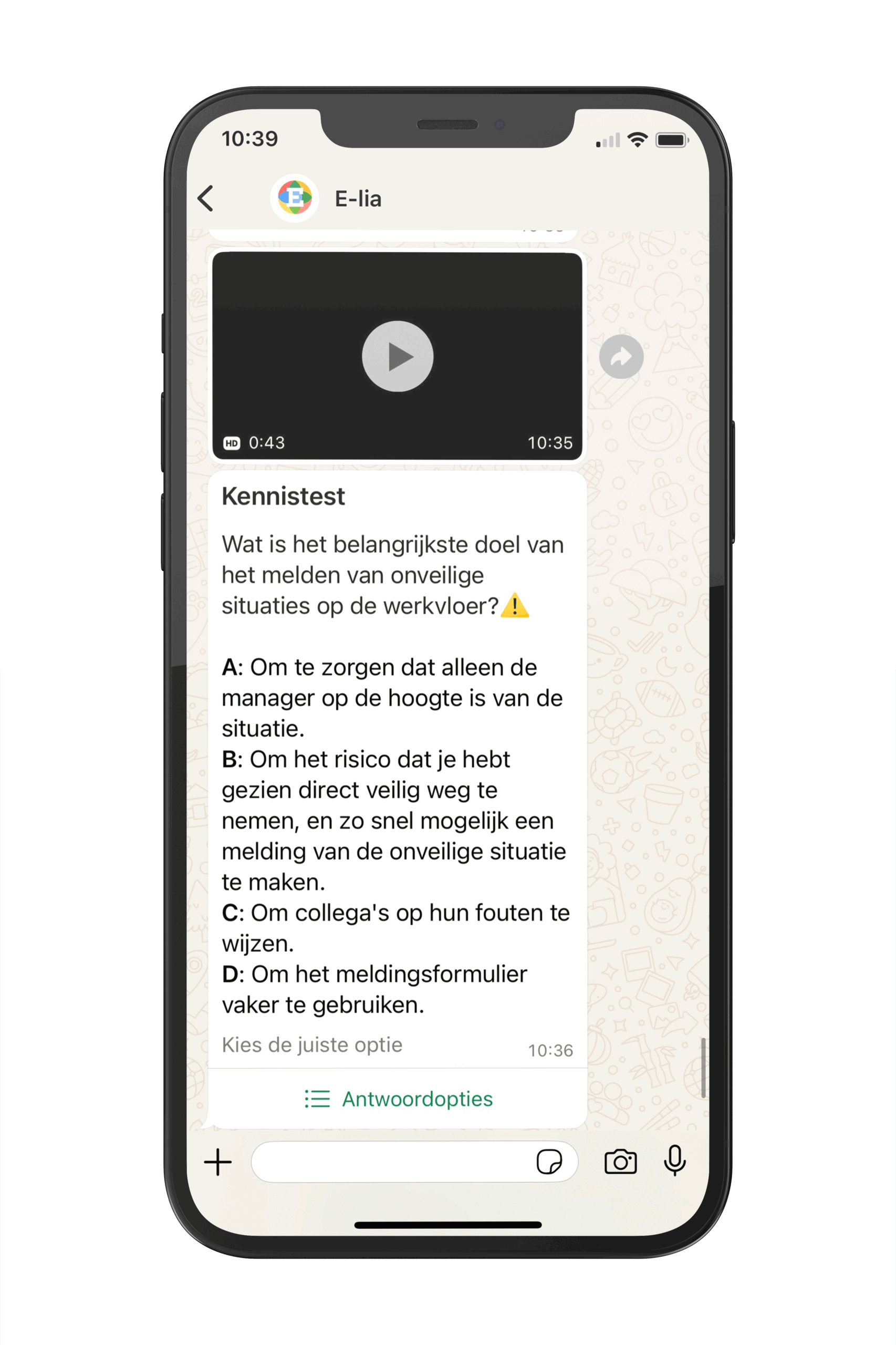 Veiligheidsinstructie en toolboxmeeting volgen op de werkvloer via WhatsApp