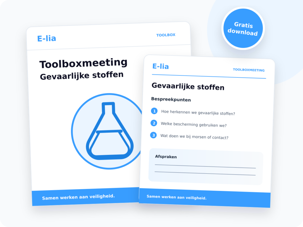 Voorbeeld van de toolbox gevaarlijke stoffen