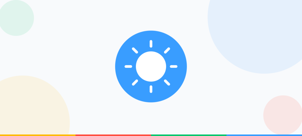 Zon-icoon, symbool voor veilig werken tijdens hitte